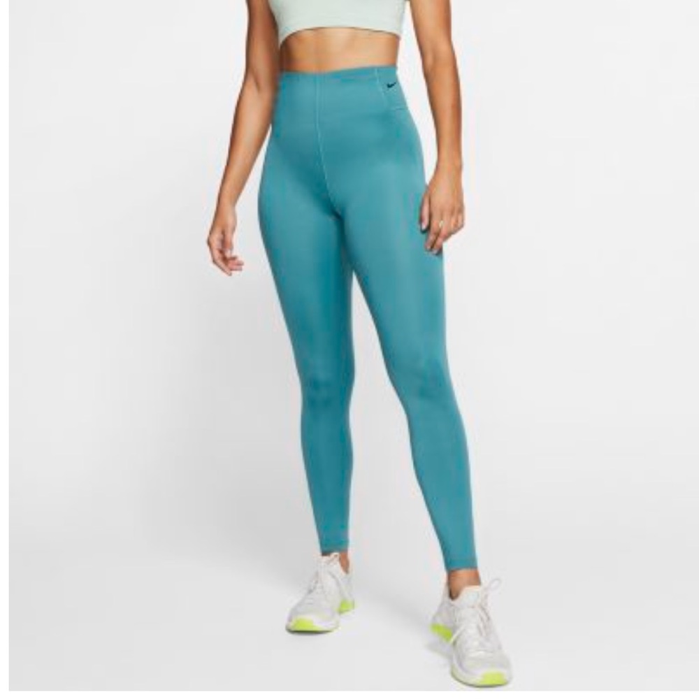 Women's Teal High-Waisted Leggings